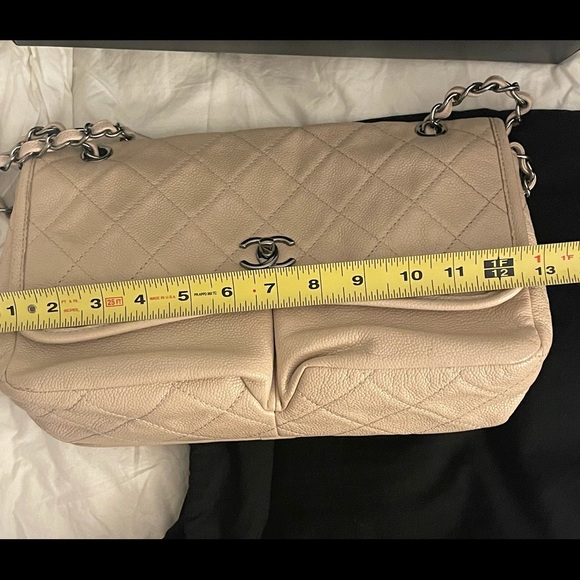 Chanel Bag  Flap Natural Beauty in Beige w Box, ID card, dustbag/ribbon/anelia - Picture 4 of 16